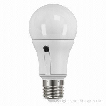 E27 Light Sensor A60 LED Bulb, 10.5W, 810lm, 2,700K Warm White, 80Ra, Aluminum, 60W Replacement